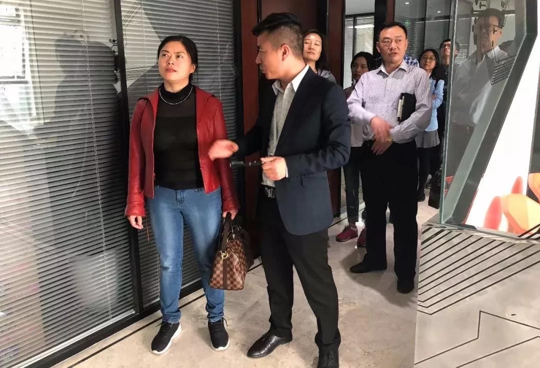 成都市委宣传部考察团一行调研赏金大对决视觉文创产业园区